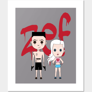 Die Antwoord Cartoon Style Posters and Art